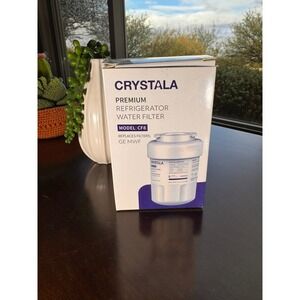 NEW Crystala Premium Refrigerator Water Filter CF8 replaces GE MWF sealed